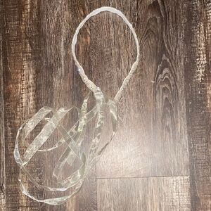 Source Unknown Shimmering Cream Belt
